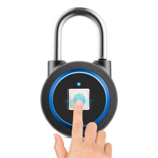 Waterproof Intelligent Bluetooth Fingerprint Padlock Remote Unlocking for iOS / Android(Blue) - Padlocks by buy2fix | Online Shopping UK | buy2fix