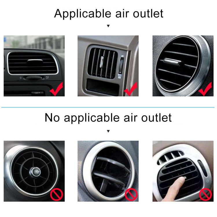 F203A Portable Car Air Outlet Electric Cooling Fan - Heating & Fans by buy2fix | Online Shopping UK | buy2fix