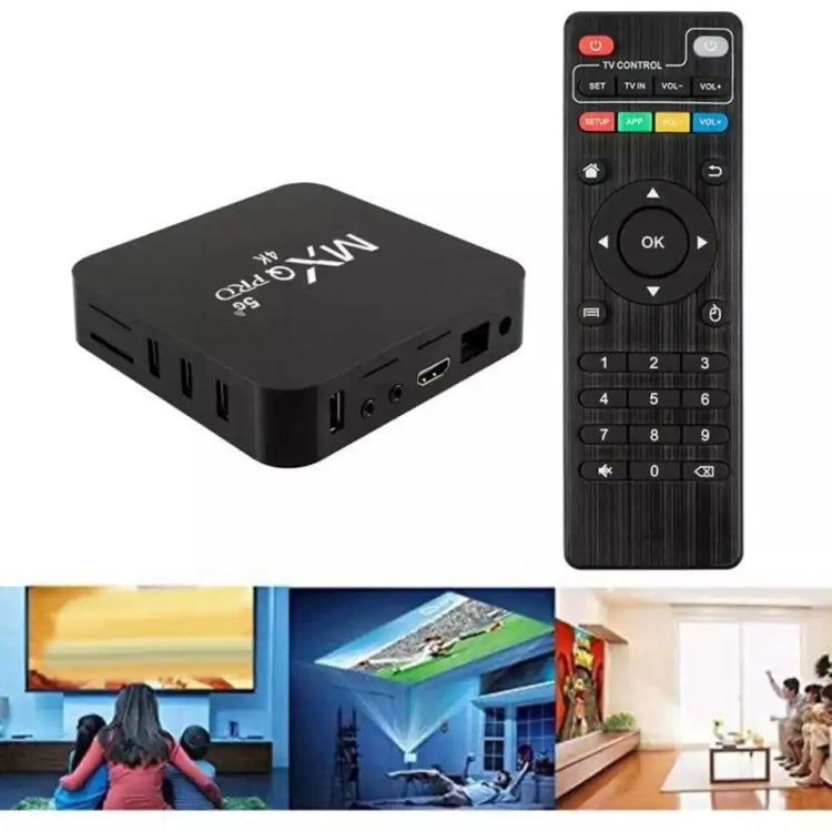 MXQ Pro 4K TV Box Rockchip RK3228A Quad Core CPU Android 7.1, 1GB+8GB wtih Remote Control, EU Plug - RK3228A by buy2fix | Online Shopping UK | buy2fix