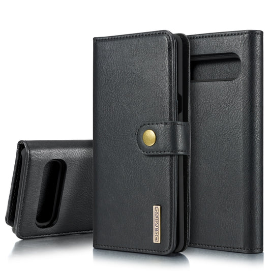 DG.MING Crazy Horse Texture Flip Detachable Magnetic Leather Case with Holder & Card Slots & Wallet for Galaxy S10 5G(Black) - Galaxy Phone Cases by DG.MING | Online Shopping UK | buy2fix