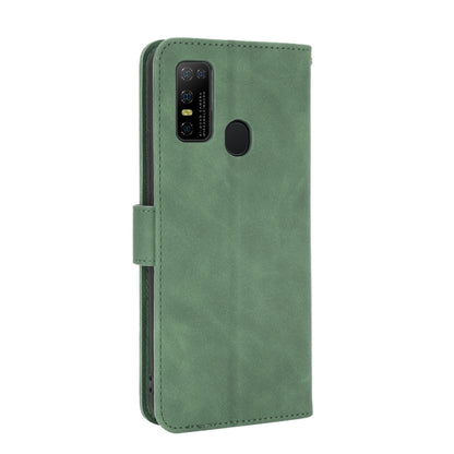For DOOGEE N30 Solid Color Skin Feel Magnetic Buckle Horizontal Flip Calf Texture PU Leather Case with Holder & Card Slots & Wallet(Green) - More Brand by buy2fix | Online Shopping UK | buy2fix