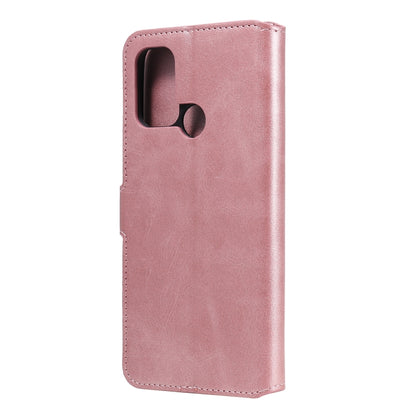 For OPPO A53 / A53S / A32 Classic Calf Texture PU + TPU Horizontal Flip Leather Case, with Holder & Card Slots & Wallet(Rose Gold) - OPPO Cases by buy2fix | Online Shopping UK | buy2fix