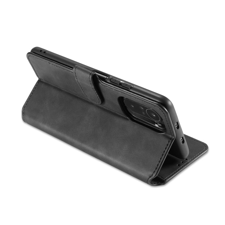 For Xiaomi Redmi K40 Pro DG.MING Retro Oil Side Horizontal Flip Leather Case with Holder & Card Slots & Wallet(Black) - Xiaomi Cases by DG.MING | Online Shopping UK | buy2fix