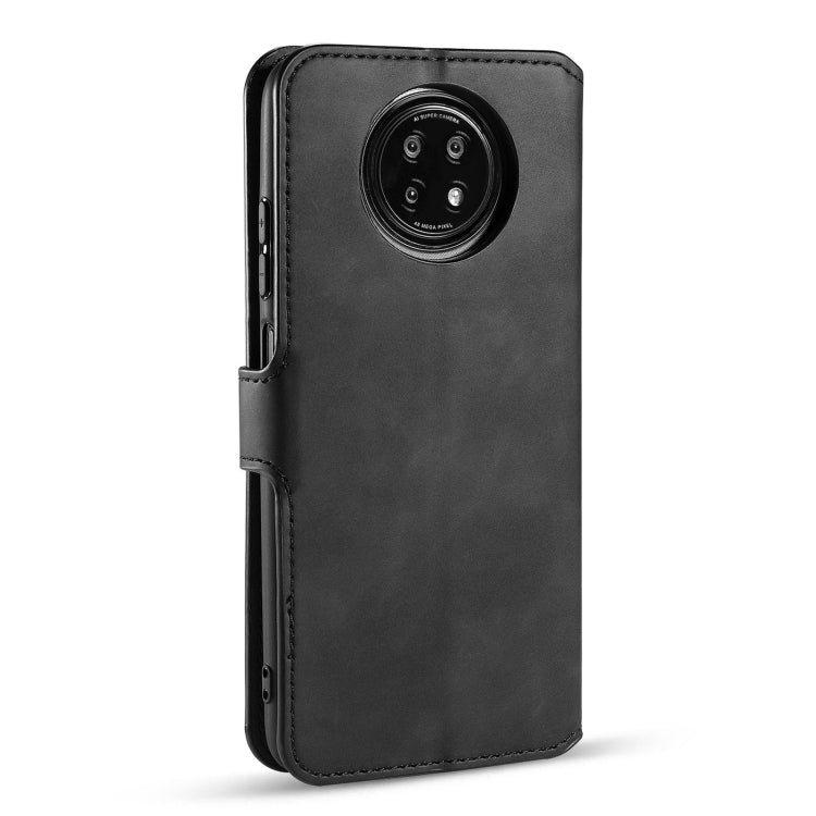 For Xiaomi Redmi Note 9 5G DG.MING Retro Oil Side Horizontal Flip Leather Case with Holder & Card Slots & Wallet(Black) - Xiaomi Cases by DG.MING | Online Shopping UK | buy2fix