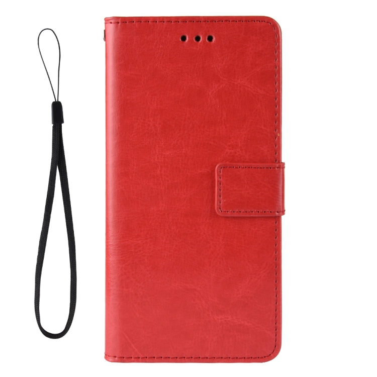 For Ulefone Note 10 Crazy Horse Texture Horizontal Flip Leather Case with Holder & Card Slots & Lanyard(Red) - Ulefone Cases by buy2fix | Online Shopping UK | buy2fix