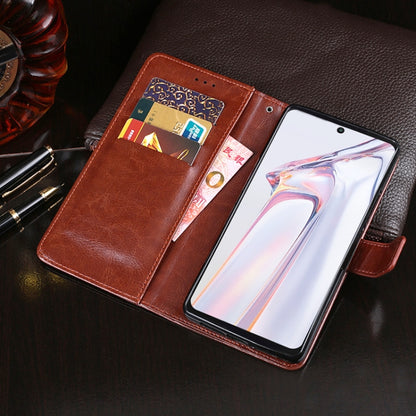 For Blackview A100 idewei Crazy Horse Texture Horizontal Flip Leather Case with Holder & Card Slots & Wallet(Black) - More Brand by idewei | Online Shopping UK | buy2fix