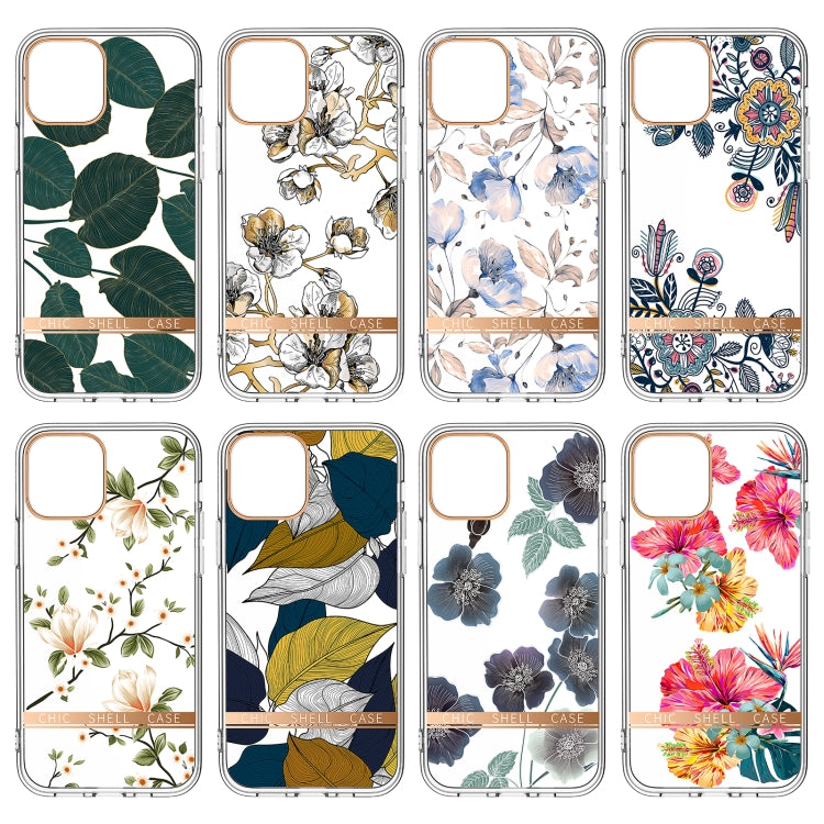 For iPhone 11 High Translucent Electroplating Flower Pattern TPU + PC Shockproof Case (Ewha) - iPhone 11 Cases by buy2fix | Online Shopping UK | buy2fix