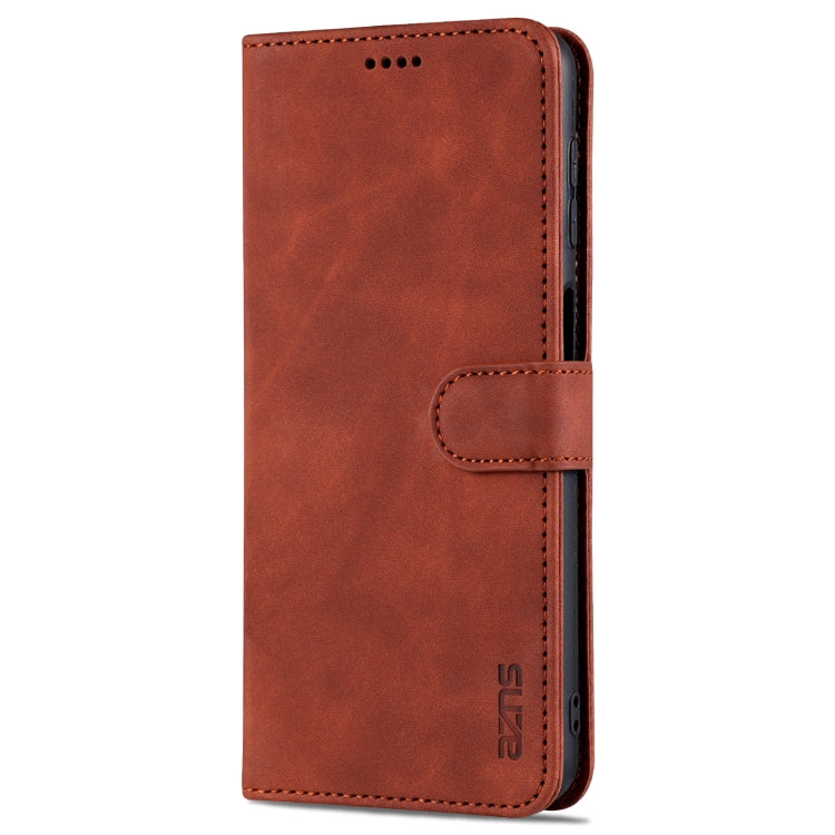 For Samsung Galaxy A32 5G AZNS Skin Feel Calf Texture Horizontal Flip Leather Case with Card Slots & Holder & Wallet(Brown) - Galaxy Phone Cases by AZNS | Online Shopping UK | buy2fix