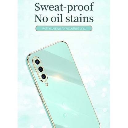 For Honor Play 3 XINLI Straight Edge 6D Electroplate TPU Phone Case(Mint Green) - Honor Cases by XINLI | Online Shopping UK | buy2fix