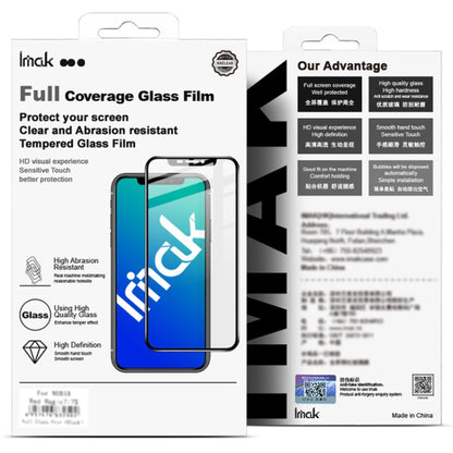 For OPPO A16 IMAK 9H Surface Hardness Full Screen Tempered Glass Film Pro+ Series - OPPO Tempered Glass by imak | Online Shopping UK | buy2fix