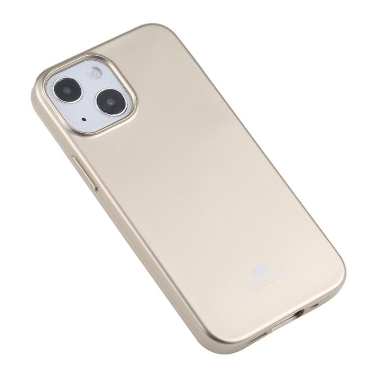 For iPhone 13 GOOSPERY JELLY Full Coverage Soft Case(Gold) - iPhone 13 Cases by GOOSPERY | Online Shopping UK | buy2fix