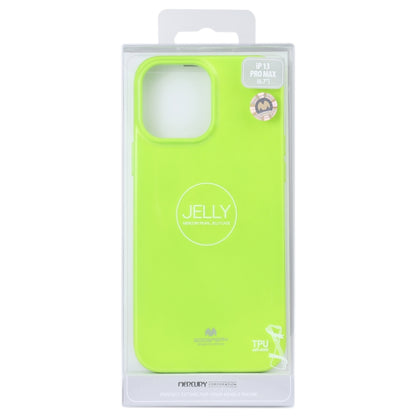 For iPhone 13 Pro Max GOOSPERY JELLY Full Coverage Soft Case (Green) - iPhone 13 Pro Max Cases by GOOSPERY | Online Shopping UK | buy2fix
