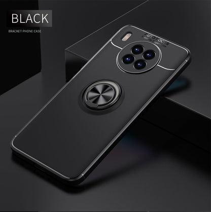 For Huawei nova 8i Metal Ring Holder 360 Degree Rotating TPU Case(Black) - Huawei Cases by buy2fix | Online Shopping UK | buy2fix