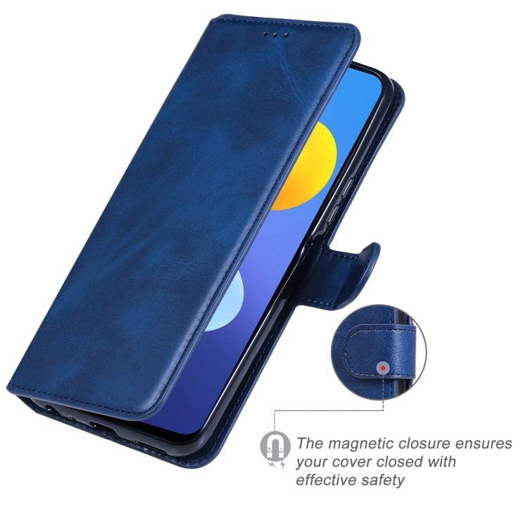 Classic Calf Texture PU + TPU Horizontal Flip Leather Case with Holder & Card Slots & Wallet For vivo Y72 5G(Blue) - vivo Cases by buy2fix | Online Shopping UK | buy2fix