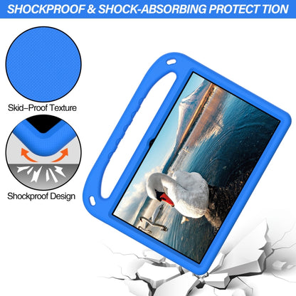 For Lenovo Tab P11 TB-J606F / Tab P11 Plus TB-J607F Portable Handle EVA Shockproof Anti Falling Protective Case with Triangle Holder(Blue) - Lenovo by buy2fix | Online Shopping UK | buy2fix