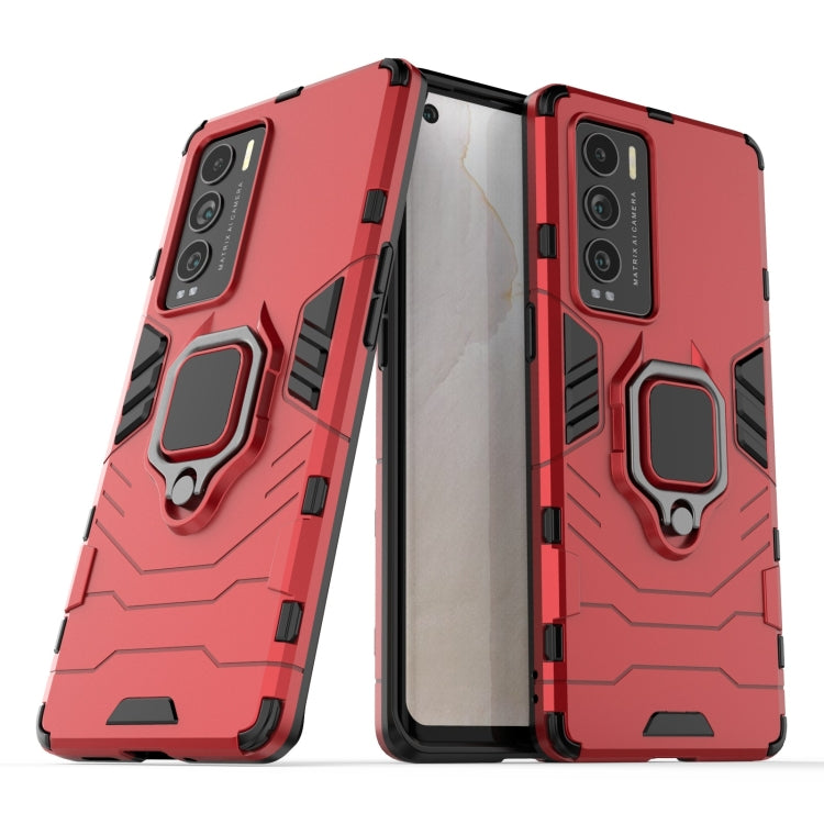 For OPPO Realme GT Explorer Master Shockproof PC + TPU Protective Case with Magnetic Ring Holder(Red) - Realme Cases by buy2fix | Online Shopping UK | buy2fix