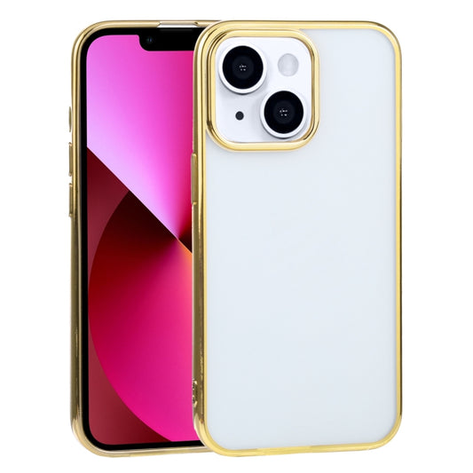 For iPhone 13 Ultra-thin Electroplating TPU Protective Case(Gold) - iPhone 13 Cases by buy2fix | Online Shopping UK | buy2fix