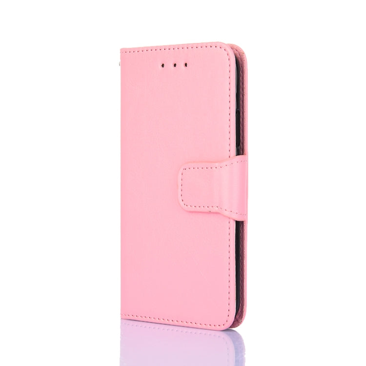 For iPhone 13 Pro Crystal Texture Horizontal Flip Leather Case with Holder & Card Slots & Wallet (Pink) - iPhone 13 Pro Cases by buy2fix | Online Shopping UK | buy2fix