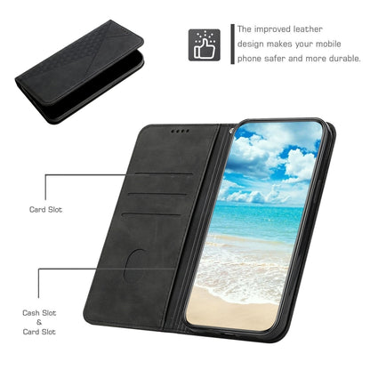 For Xiaomi Mi 10T Pro 5G / Mi 10T 5G Diamond Pattern Splicing Skin Feel Magnetic Horizontal Flip Leather Case with Card Slots & Holder & Wallet(Black) - Xiaomi Cases by buy2fix | Online Shopping UK | buy2fix