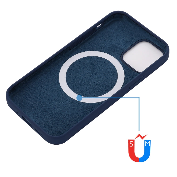 For iPhone 13 Pro Shockproof Silicone Magnetic Magsafe Case (Navy Blue) - iPhone 13 Pro Cases by buy2fix | Online Shopping UK | buy2fix