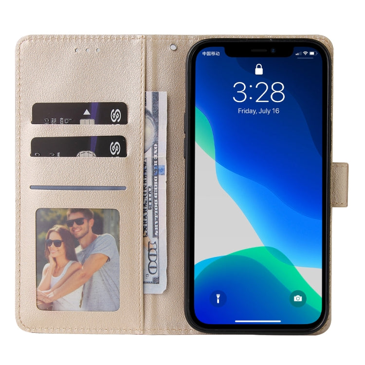 For iPhone 13 Pro Max Multifunctional Horizontal Flip Leather Case, with Three Card Slot & Holder & Photo Frame & Lanyard (Tyrant Gold) - iPhone 13 Pro Max Cases by buy2fix | Online Shopping UK | buy2fix