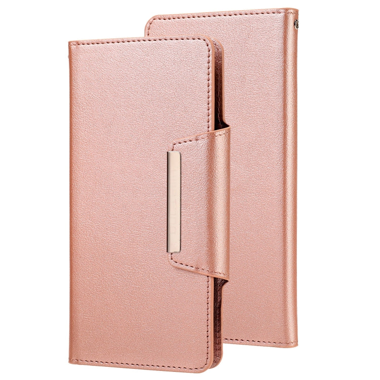 For Samsung Galaxy S21 5G Ultra-thin Separable Magnetic Horizontal Flip Leather Case with Card Slot & Wallet(Pink) - Galaxy S21 5G Cases by buy2fix | Online Shopping UK | buy2fix