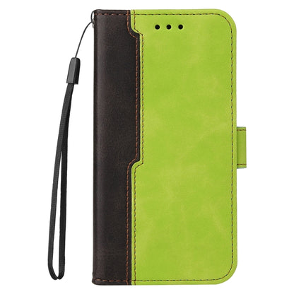 For Nokia 1.4 Business Stitching-Color Horizontal Flip PU Leather Case with Holder & Card Slots & Photo Frame(Green) - Nokia Cases by buy2fix | Online Shopping UK | buy2fix