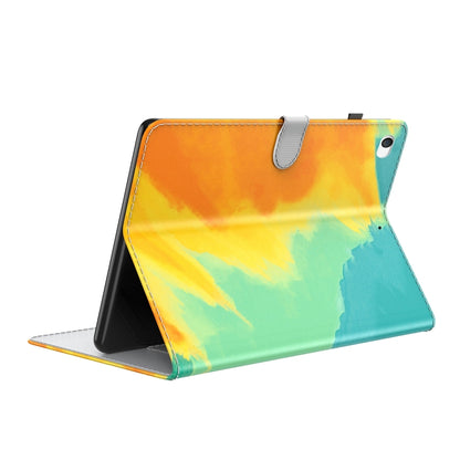 Watercolor Pattern Skin Feel Magnetic Horizontal Flip PU Leather Case with Holder & Card Slots & Photo Frame & Sleep / Wake-up Function For iPad mini 5 / 4 / 3 / 2 / 1(Autumn Leaves) - iPad mini (2019) / mini 5 Cases by buy2fix | Online Shopping UK | buy2fix