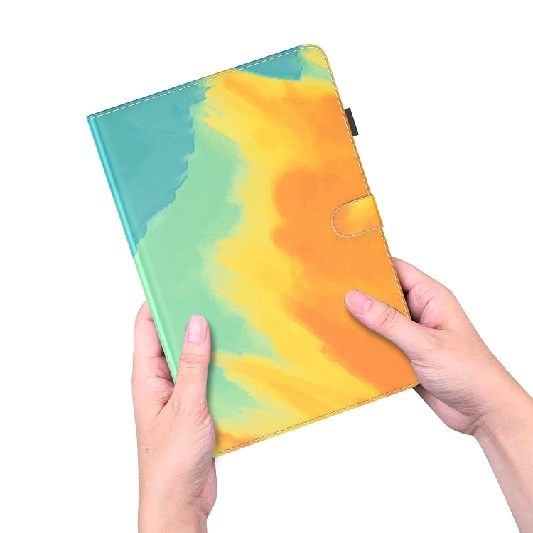 Watercolor Pattern Skin Feel Magnetic Horizontal Flip PU Leather Case with Holder & Card Slots & Photo Frame & Sleep / Wake-up Function For iPad mini 5 / 4 / 3 / 2 / 1(Autumn Leaves) - iPad mini (2019) / mini 5 Cases by buy2fix | Online Shopping UK | buy2fix