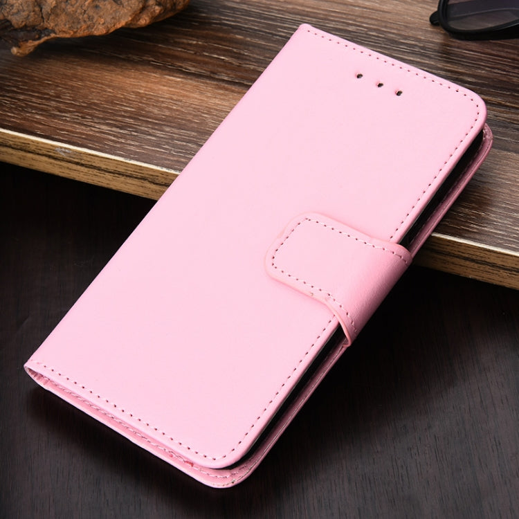 For iPhone XR Crystal Texture Horizontal Flip Leather Case with Holder & Card Slots & Wallet(Pink) - More iPhone Cases by buy2fix | Online Shopping UK | buy2fix