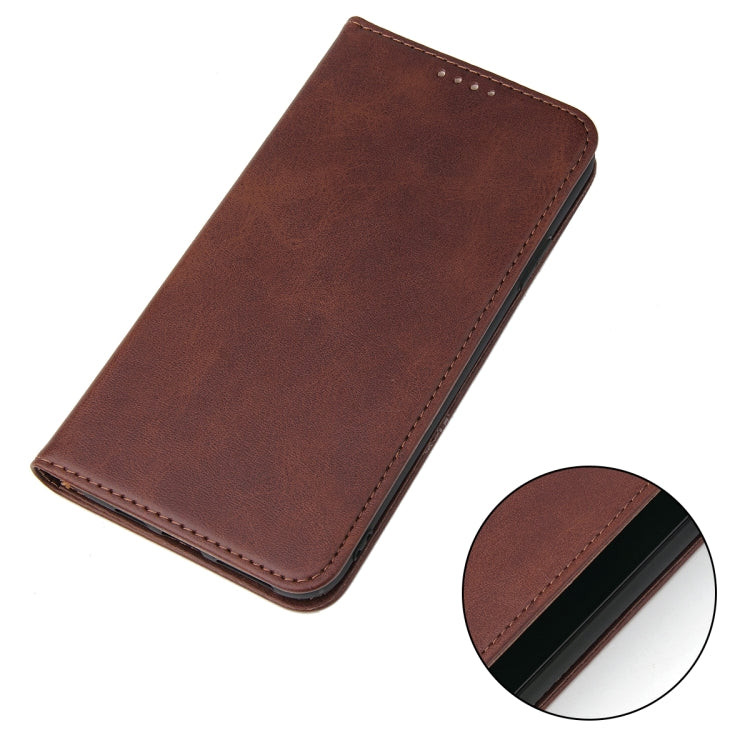 For iPhone 11 Pro Calf Texture Magnetic Horizontal Flip Leather Case with Holder & Card Slots & Wallet (Brown) - iPhone 11 Pro Cases by buy2fix | Online Shopping UK | buy2fix