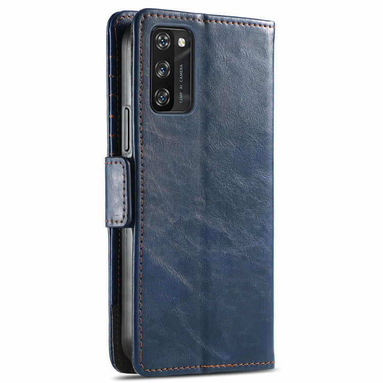 For Blackview A100 CaseNeo Business Splicing Dual Magnetic Buckle Horizontal Flip PU Leather Case with Holder & Card Slots & Wallet(Blue) - More Brand by buy2fix | Online Shopping UK | buy2fix