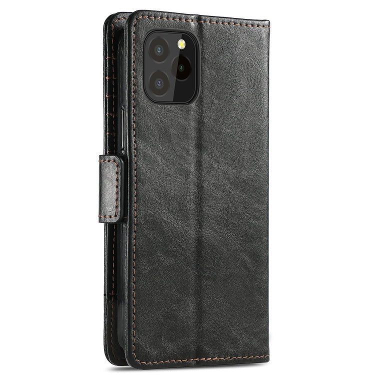 For Oukitel C21 Pro CaseNeo Business Splicing Dual Magnetic Buckle Horizontal Flip PU Leather Case with Holder & Card Slots & Wallet(Black) - More Brand by buy2fix | Online Shopping UK | buy2fix