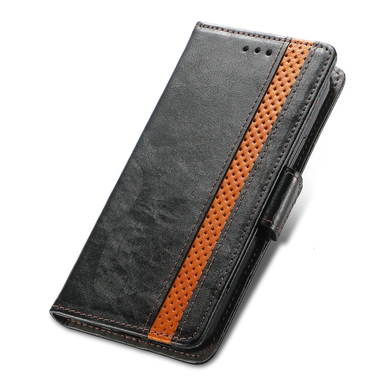 For Oukitel C21 Pro CaseNeo Business Splicing Dual Magnetic Buckle Horizontal Flip PU Leather Case with Holder & Card Slots & Wallet(Black) - More Brand by buy2fix | Online Shopping UK | buy2fix