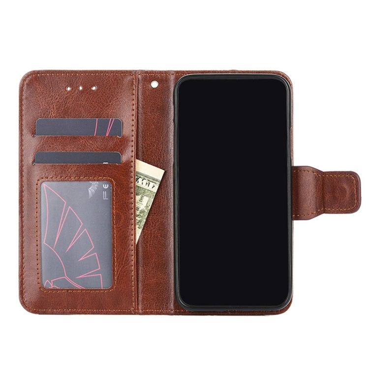 For Infinix Hot 9 / Note 7 Lite Crystal Texture Horizontal Flip Leather Case with Holder & Card Slots & Wallet(Brown) - Infinix Cases by buy2fix | Online Shopping UK | buy2fix