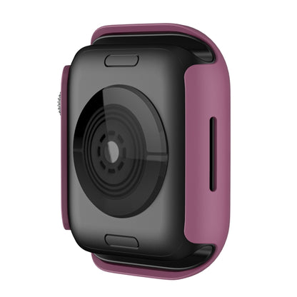 Shockproof TPU Protective Case For Apple Watch Series 9 / 8 / 7 45mm(Wine Red) - Watch Cases by buy2fix | Online Shopping UK | buy2fix