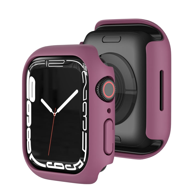 Shockproof TPU Protective Case For Apple Watch Series 9 / 8 / 7 45mm(Wine Red) - Watch Cases by buy2fix | Online Shopping UK | buy2fix