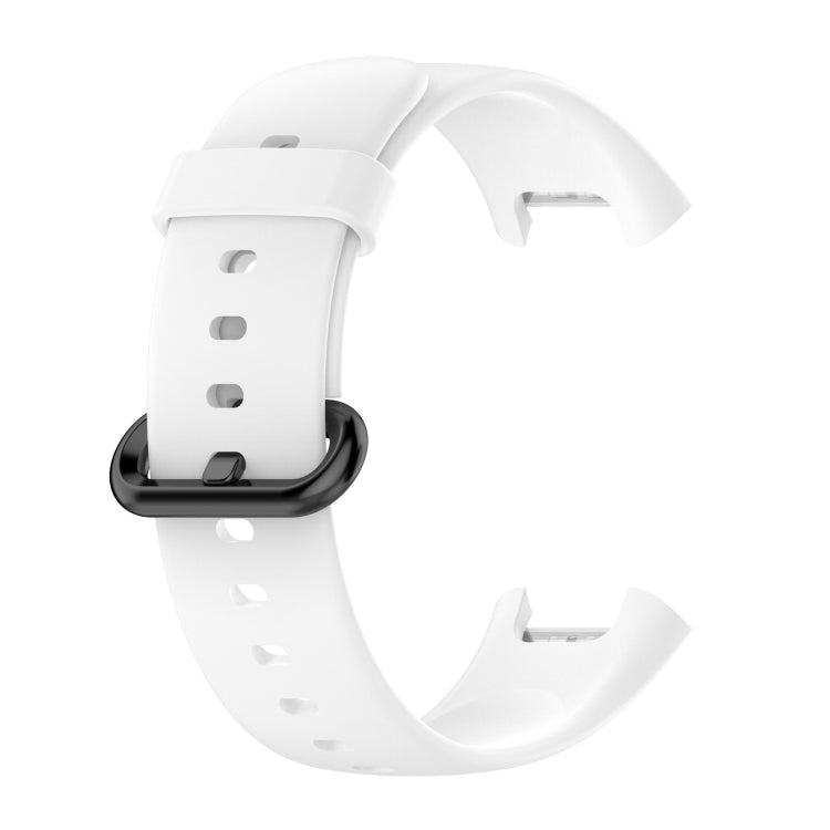 For Xiaomi Redmi Watch 2 Solid Color Silicone Strap Watch Band(White) - Watch Bands by buy2fix | Online Shopping UK | buy2fix