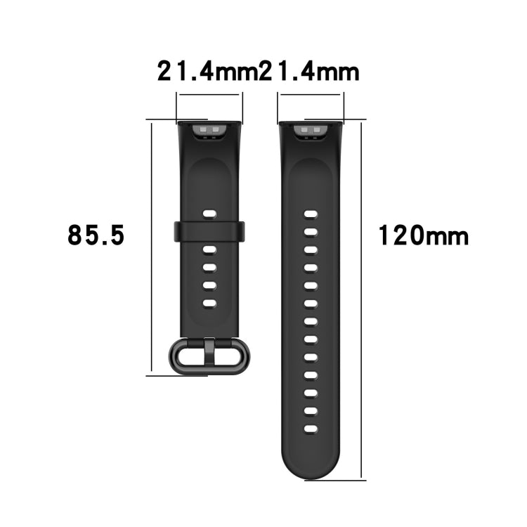 For Xiaomi Redmi Watch 2 Solid Color Silicone Strap Watch Band(White) - Watch Bands by buy2fix | Online Shopping UK | buy2fix