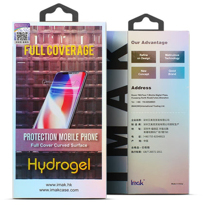 For Xiaomi Mi 11T / Mi 11T Pro 2 PCS IMAK 0.15mm Curved Full Screen Protector Hydrogel Film Back Protector -  by imak | Online Shopping UK | buy2fix