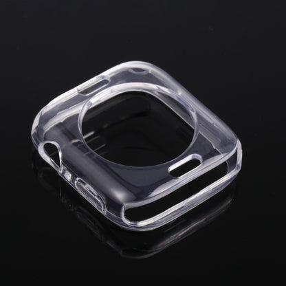 Shockproof TPU Hollow Protective Case For Apple Watch Series 9 / 8 / 7 45mm(Transparent) - Watch Cases by buy2fix | Online Shopping UK | buy2fix
