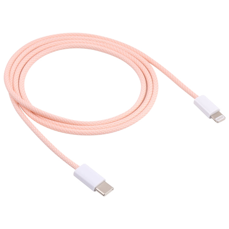 20W PD USB-C / Type-C to 8 Pin Data Cable, Cable Length: 1m(Pink) - 2 in 1 Cable by buy2fix | Online Shopping UK | buy2fix