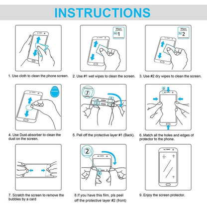 50 PCS 0.26mm 9H 2.5D Tempered Glass Film For Ulefone T1 - Ulefone Tempered Glass by buy2fix | Online Shopping UK | buy2fix