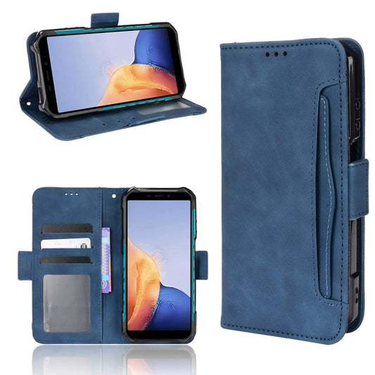 For Ulefone Armor X9 Skin Feel Calf Pattern Leather Phone Case(Blue) - Ulefone Cases by buy2fix | Online Shopping UK | buy2fix