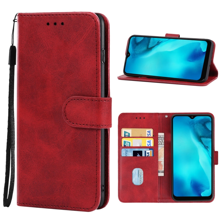 Leather Phone Case For Doogee X93(Red) - More Brand by buy2fix | Online Shopping UK | buy2fix
