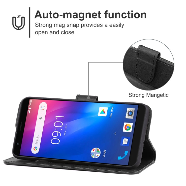 Leather Phone Case For Ulefone S1(Black) - Ulefone Cases by buy2fix | Online Shopping UK | buy2fix