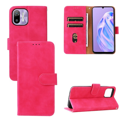 For Ulefone Note 6 Skin Feel Magnetic Flip Leather Phone Case(Rose Gold) - Ulefone Cases by buy2fix | Online Shopping UK | buy2fix