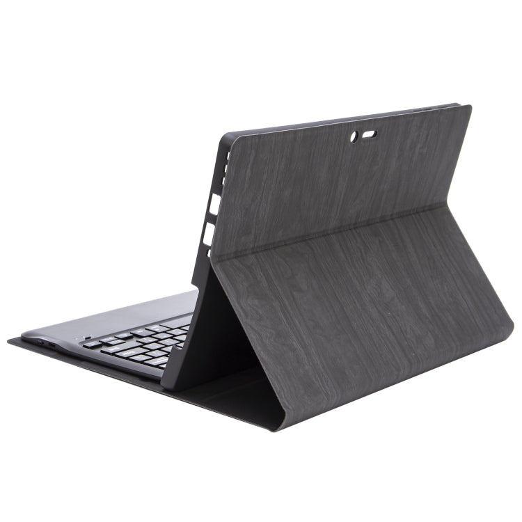 SF109 Tree Texture Bluetooth Keyboard Leather Case For Microsoft Surface Pro 4 / 5 / 6 / 7(Black + Black) - Others Keyboard by buy2fix | Online Shopping UK | buy2fix