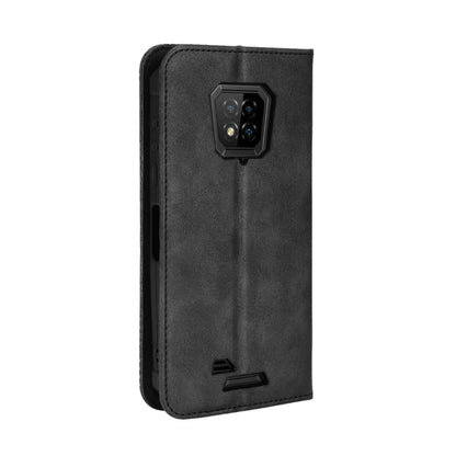 For Ulefone Armor 8 Magnetic Buckle Retro Texture Leather Phone Case(Black) - Ulefone Cases by buy2fix | Online Shopping UK | buy2fix