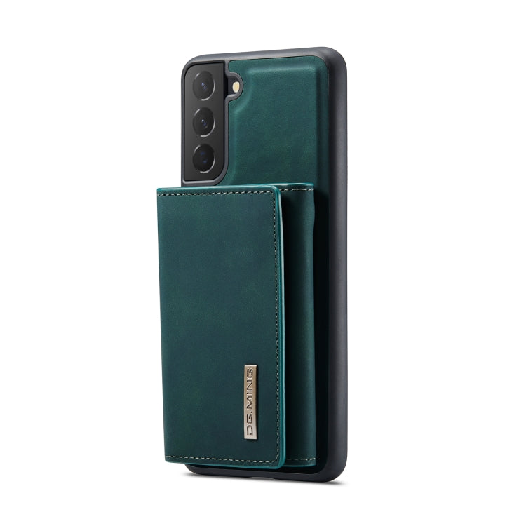 For Samsung Galaxy S22 5G DG.MING M1 Series 3-Fold Multi Card Wallet Phone Case(Green) - Galaxy S22 5G Cases by DG.MING | Online Shopping UK | buy2fix